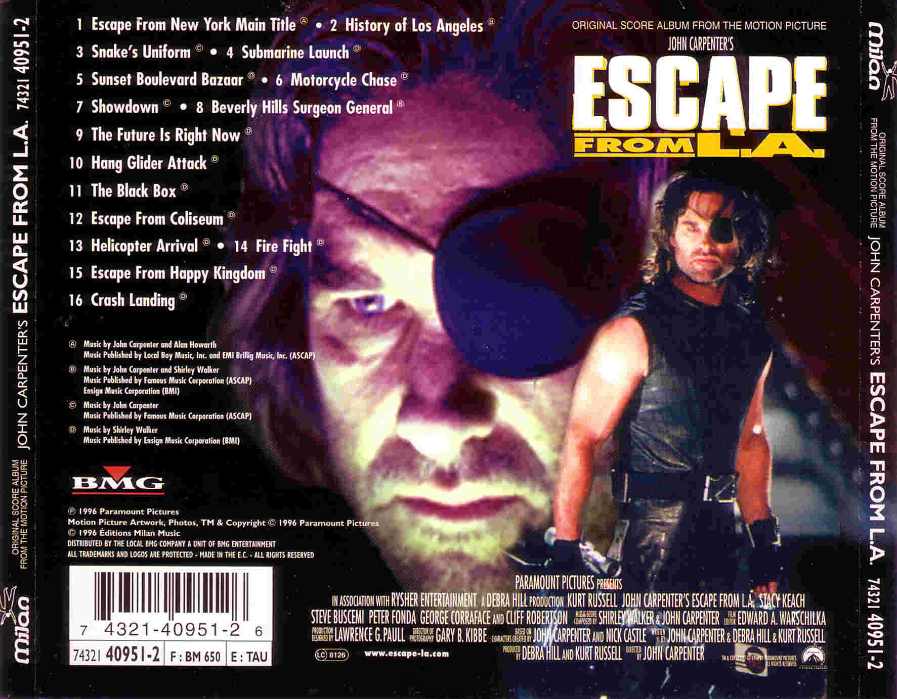 Escape From L.A. : Back